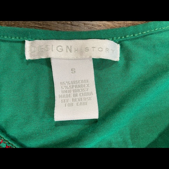 Design History Embroidered Sleeveless Shirt Size Small - Picture 5 of 11